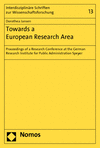 Dorothea Jansen - Towards a European Research Area
