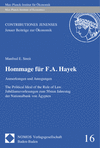 Manfred E. Streit - Hommage für F. A. Hayek