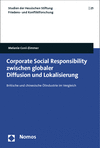 Melanie Coni-Zimmer - Corporate Social Responsibility zwischen globaler Diffusion und Lokalisierung