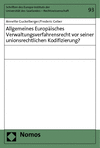 Annette Guckelberger, Frederic Geber - Allgemeines Europäisches Verwaltungsverfahrensrecht vor seiner unionsrechtlichen Kodifizierung?