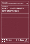 Raimund Lutz - Patentschutz im Bereich der Biotechnologie