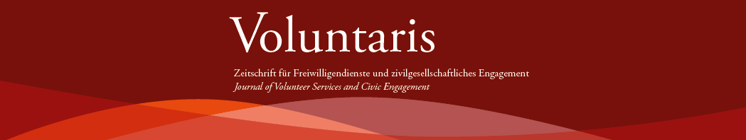Zeitschrift für Freiwilligendienste und zivilgesellschaftliches Engagement Banner