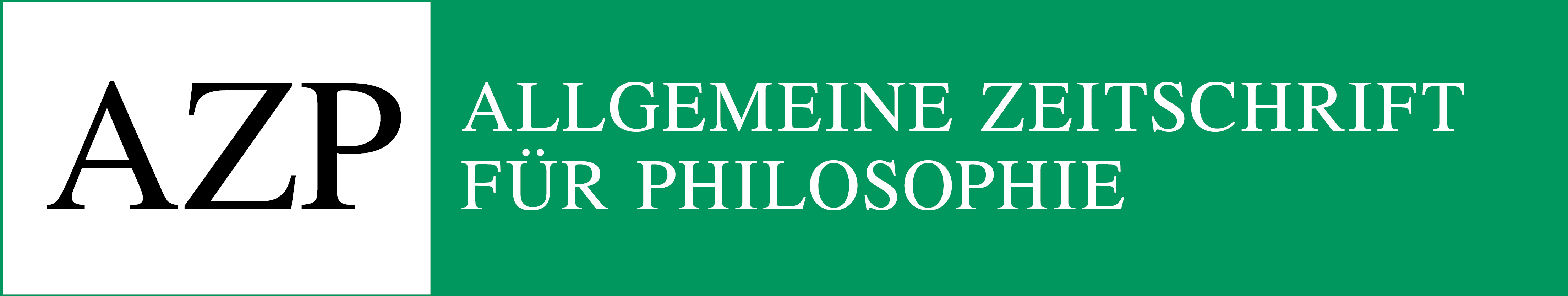 Allgemeine Zeitschrift für Philosophie (AZP) Banner