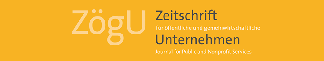 Journal for Public and Nonprofit Services. Zugleich Organ des  Bundesverbandes Öffentliche Dienstleistungen – Deutsche Sektion des CEEP e.V. Banner